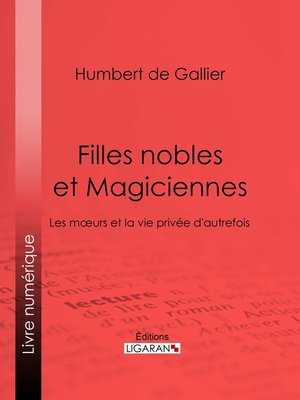 cover image of Filles nobles et Magiciennes